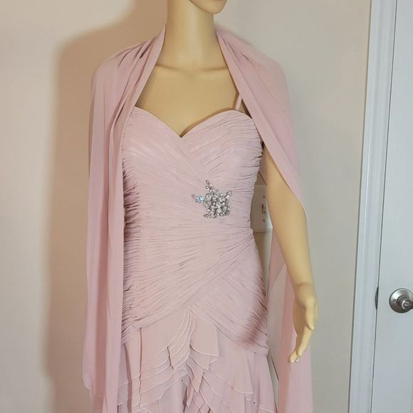 NWT Feriani Couture Mermaid Formal Evening Gown - Picture 7 of 7